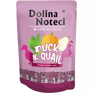 DOLINA NOTECI SUPERFOODS kachna a křepelka pro psy 300 g