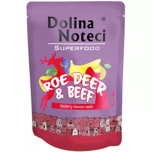 DOLINA NOTECI SUPERFOODS srnec a hovězí kapsička pro psy 300 g