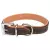 Obojek ACTIVE COMFORT kožený, hnědá/světle hnědá (L-XL: 52-63 cm/30mm)
