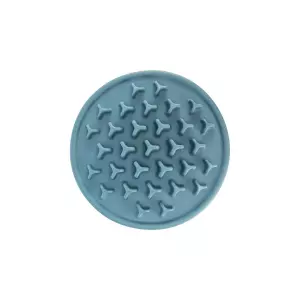 Protihltací talíř Slow feeding PILLARS, k pomalému krmení, TPE, o 35 cm, modrá