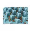 Protihltací talíř Slow feeding PILLARS, k pomalému krmení, TPE, o 35 cm, modrá