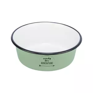 Miska smalt/nerez, zelená (0,3 l/ø 12 cm)