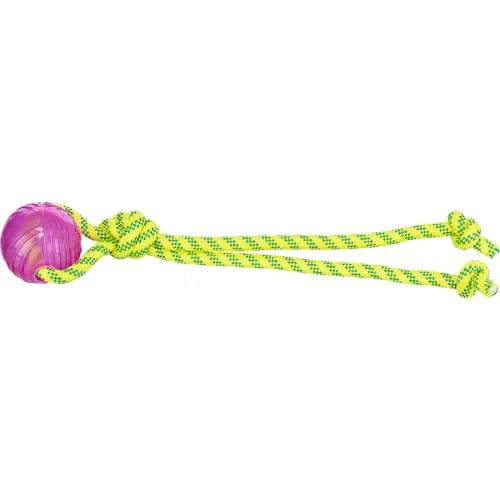 Aqua Toy lano s gumovým míčkem, plovoucí, o 6 × 40 cm, polyester/TPR