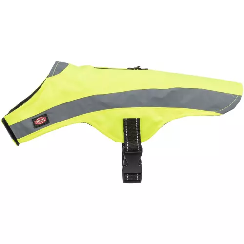 Bezpečnostní vesta, reflexní, neon žlutá (L-60cm,hruď:62-96cm)