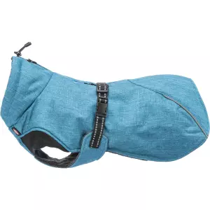 Zateplený zimní kabátek RIOM, modrá (M:45cm, hruď:46-68cm, krk: do 46cm)