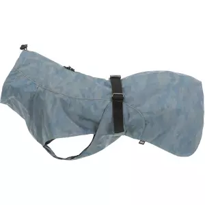 Reflexní pláštěnka LUNAS, stříbřitě-modrá (M: 50cm, hruď:48-90cm, krk:56cm)