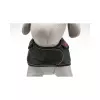 Kabátek HERMY 2v1, střih jezevčík, černá/červená (XS: 28 cm, hruď: 34-40 cm, krk: 20-26 cm)