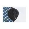 Outdoorový kabátek ROUEN 2v1, střih buldok, černá/modrá (XS:30cm, hruď:36-58cm, krk:36-44cm)