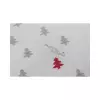 Xmas NIVIA mat, vánoční plyšová podložka na parapet, 90 x 28 cm, krémová