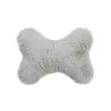 Xmas Bone - kost, hračka pro psy, 20 cm, samet/plyš, berry/petrolejová