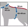 Koupací plášť / župan pro psy, šedá (XS: 30 cm, pas: 40-48 cm)