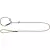BE NORDIC vodítko pro retrívry, písková/černá (L-XL: 1.70 m/ ø 13 mm)
