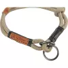 BE NORDIC polostahovací obojek, písková/černá (XS-S: 30 cm/ ø 6 mm)