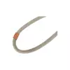 BE NORDIC kulaté kožené vodítko XS-L: 1.20 m/ 8 mm, šedá