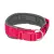 PREMIUM obojek extra široký, fuchsia/grafit (L-XL: 53-62 cm/50 mm)
