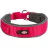 PREMIUM obojek extra široký, fuchsia/grafit (L-XL: 53-62 cm/50 mm)