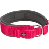 PREMIUM obojek extra široký, fuchsia/grafit (L-XL: 53-62 cm/50 mm)