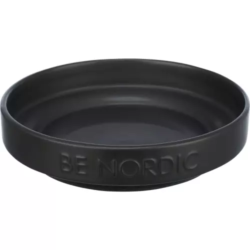 BE NORDIC keramická miska plytká, 0.3l / 16 cm, černá