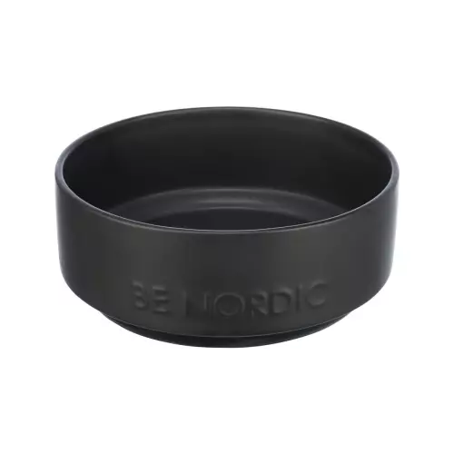 BE NORDIC keramická miska, černá (0,5 l/ ø 16 cm)