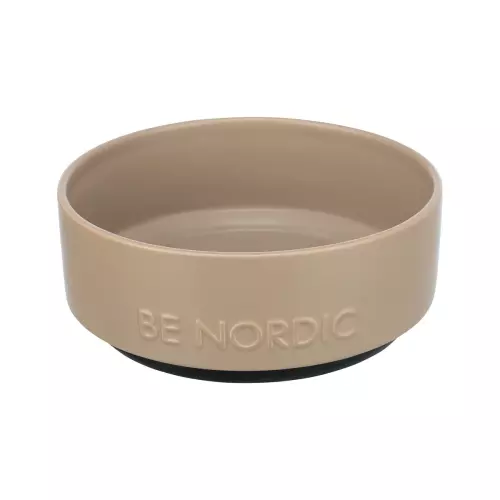 BE NORDIC keramická miska, šedohnědá (0,5 l/ ø 16 cm)