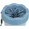 PAW CLEANER - kalíšek k čištění tlapek, silikon/plast, modrá (M-L)