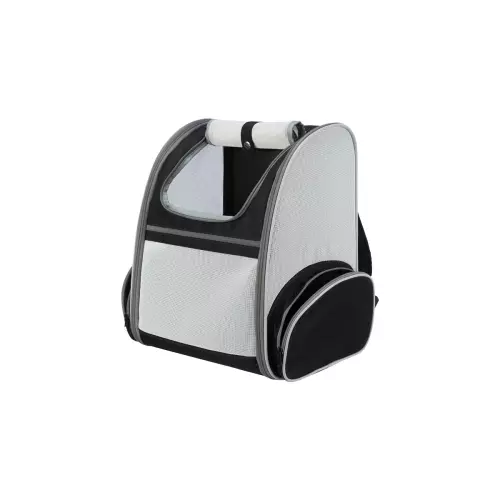 Transportní batoh CHLOE, 39 x 43 x 27 cm, max 8 kg, světlešedá/černá
