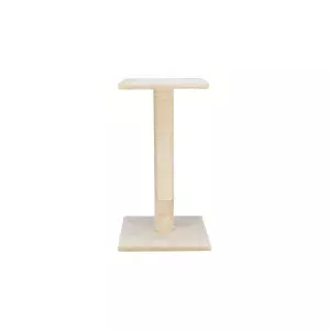 Škrabací sloupek BEANA s odpočívadlem, 9 cm / 69 cm, sisal/plyš, béžová