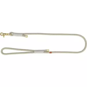 Soft Rope kulaté tkané vodítko, šedá/světlešedá (XS-S: 1,20 m/ 6 mm)