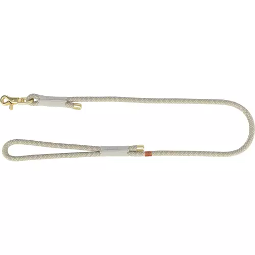 Soft Rope kulaté tkané vodítko, šedá/světlešedá (S-XL: 1,00 m/ 10 mm)