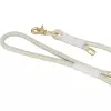 Soft Rope kulaté tkané vodítko, šedá/světlešedá (S-XL: 1,00 m/ 10 mm)