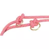 Soft Rope prodlužovací kulaté tkané vodítko, červená/krémová (XS-S: 2,00 m/ 6 mm)