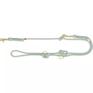 Soft Rope prodlužovací kulaté tkané vodítko, šalvěj/máta (XS-S: 2,00 m/ 6 mm)