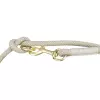 Soft Rope prodlužovací kulaté tkané vodítko, šedá/světlešedá (S-XL: 2,00 m/ 10 mm)