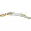 Soft Rope prodlužovací kulaté tkané vodítko, šedá/světlešedá (S-XL: 2,00 m/ 10 mm)