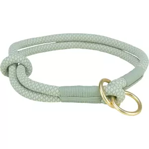 Soft Rope kulatý polostahovací obojek, šalvěj/máta (M: 45 cm/ 10 mm)
