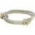Soft Rope kulatý polostahovací obojek, šedá/světlešedá (XS-S: 30 cm/ 10 mm)