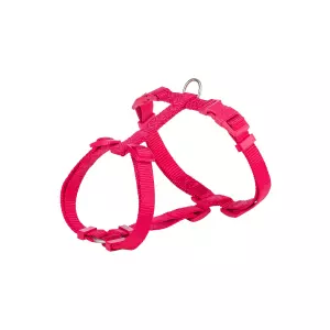H-postroj PREMIUM, fuchsia (L-XL:hruď:75-120cm/25mm)