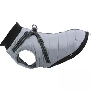 Obleček PONTIS - vesta s postrojem, stříbrošedá (S: 33cm, hruď: 48-52cm, krk: 36cm)