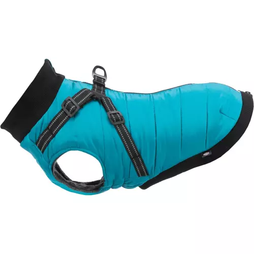 Obleček PONTIS - vesta s postrojem, tyrkysová (M: 45cm, hruď: 64-68cm, krk: 48cm)