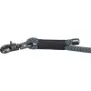 Soft Rope prodlužovací kulaté tkané vodítko, černá/šedá (XS-S: 2,00 m/ 6 mm)