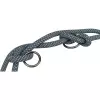 Soft Rope prodlužovací kulaté tkané vodítko, černá/šedá (XS-S: 2,00 m/ 6 mm)