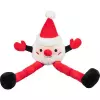 Xmas SANTA - dlouhonohý vánoční Santa, 54 cm, plyš