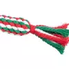 Xmas CANDY - vánoční uzlovaný bombon , 24 cm, bavlněné lano