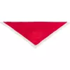Xmas NECKERCHIEF - vánoční sametový šátek, 75 cm, červená