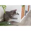 Kulička Catnipu v samolepícím držáku, 5 cm, bílá/zelená