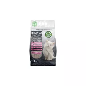 KITTYMAX hrudkující, bezprašný bílý bentonit BABY POWDER  10 l