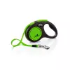 Flexi New Neon pásek, zelená (S: délka 5 m, do 15 kg)