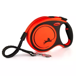 Flexi Xtreme pásek, černá/oranžová (XS: délka 3 m, do 15 kg)
