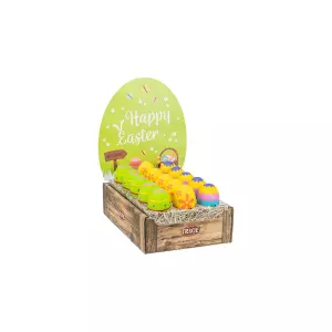 EASTER Display - velikonoční komplet se 30 ks latexových vajíček (8 cm) - LIMITOVANÁ NABÍDKA