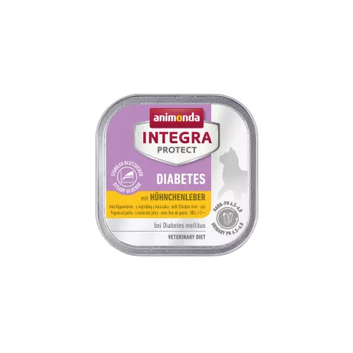 INTEGRA PROTECT Diabet adult s kuřecími játry pro kočky 100 g